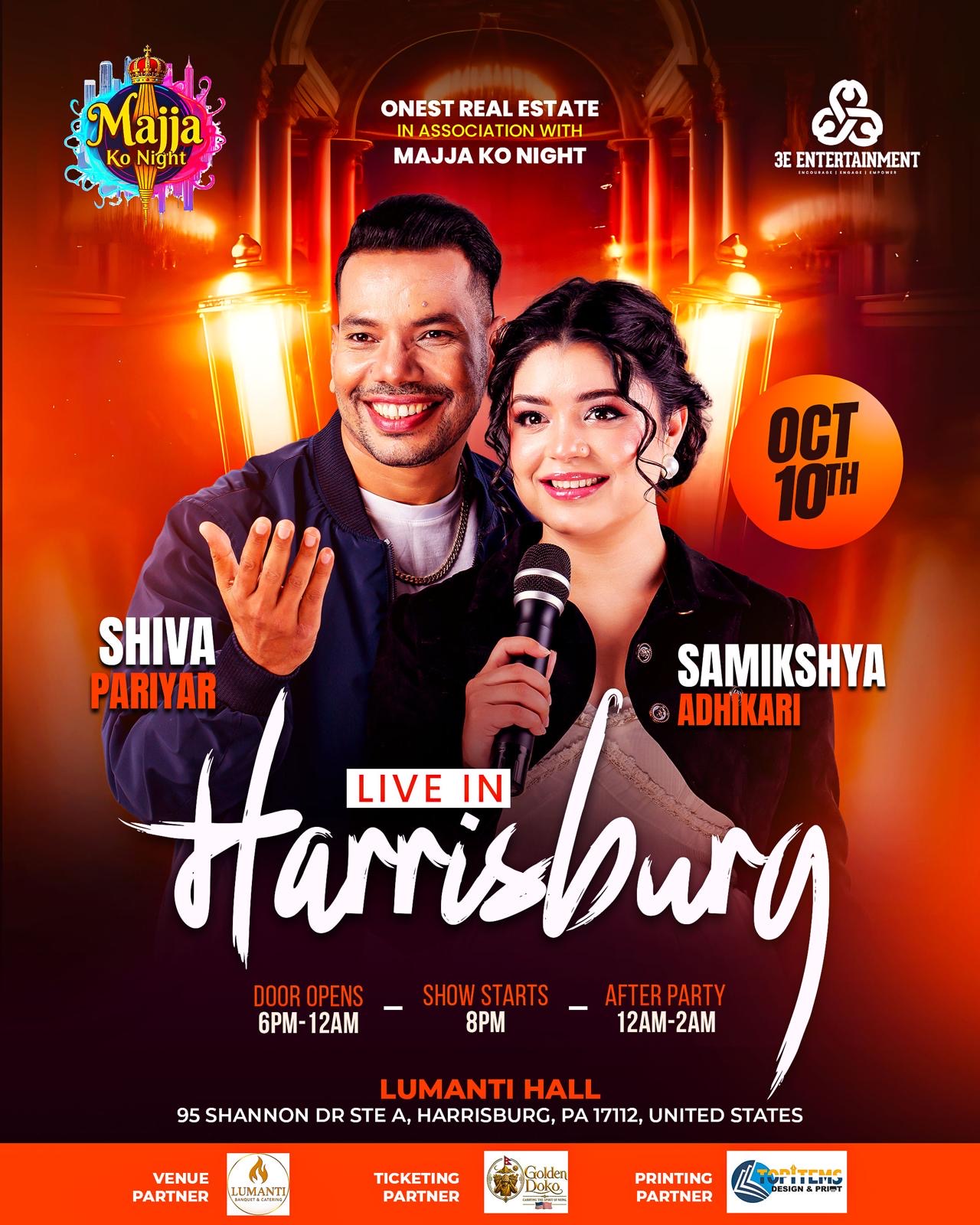 Dasain fest With Shiva Pariyar and Samikshya — flyer