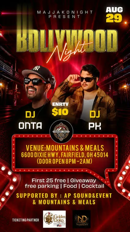 Bollywood Night poster